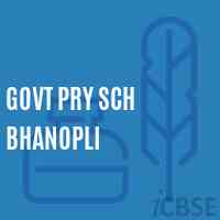 Govt Pry Sch Bhanopli Primary School Logo
