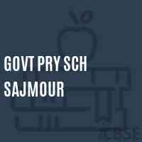 Govt Pry Sch Sajmour Primary School Logo