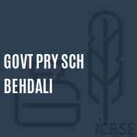 Govt Pry Sch Behdali Primary School Logo