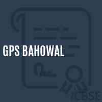 Gps Bahowal Primary School Logo