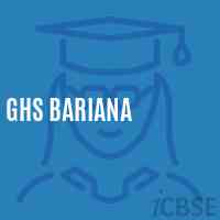 Ghs Bariana Secondary School Logo