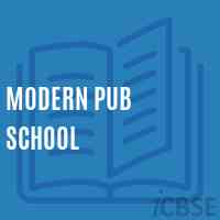 Modern Pub School Logo