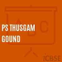 Ps Thusgam Gound Primary School Logo