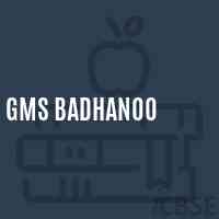 Gms Badhanoo Middle School Logo