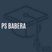 Ps Babera Primary School Logo