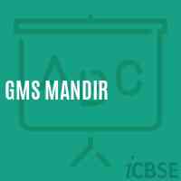 GMS Mandir Middle School Logo