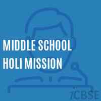 Middle School Holi Mission Logo