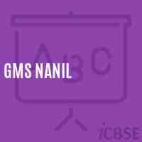 Gms Nanil Middle School Logo