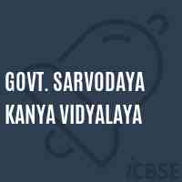 Govt. Sarvodaya Kanya Vidyalaya School Logo