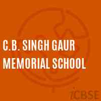 C.B. Singh Gaur Memorial School Logo