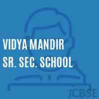 Vidya Mandir Sr. Sec. School Logo