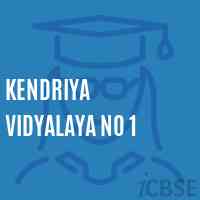 Kendriya Vidyalaya No 1 School Logo