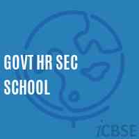 Govt Hr Sec School Logo
