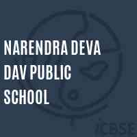 Narendra Deva Dav Public School Logo