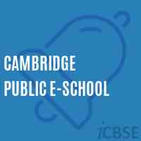 CAMBRIDGE PUBLIC e-SCHOOL Logo
