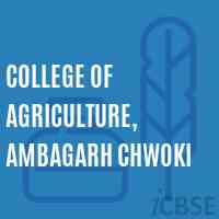 College of Agriculture, Ambagarh Chwoki Logo