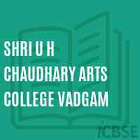 Shri U H Chaudhary Arts College Vadgam Logo