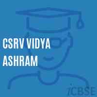 Csrv Vidya Ashram School Logo