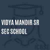 Vidya Mandir Sr Sec School Logo
