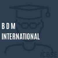 B D M International School Logo