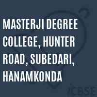 Masterji Degree College, Hunter Road, Subedari, Hanamkonda Logo