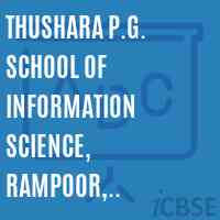 Thushara P.G. School of Information Science, Rampoor, Warangal Logo