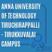 Anna University of Technology Tiruchirappalli - Tirukkuvalai Campus Logo