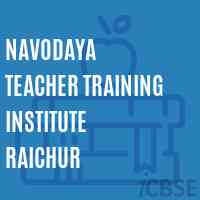 Navodaya Teacher Training Institute Raichur Logo
