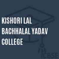 Kishori Lal Bachhalal Yadav College Logo