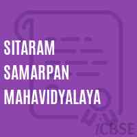Sitaram Samarpan Mahavidyalaya College Logo