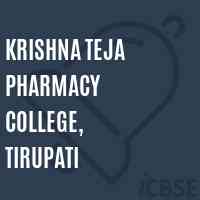 Krishna Teja Pharmacy College, Tirupati Logo