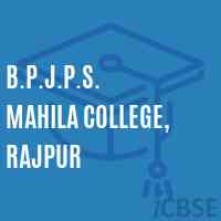B.P.J.P.S. Mahila College, Rajpur Logo