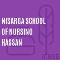 Nisarga School of Nursing Hassan Logo