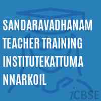 Sandaravadhanam Teacher Training Institutekattumannarkoil Logo