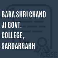 Baba Shri Chand Ji Govt. College, Sardargarh Logo