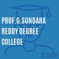 Prof.G.Sundara Reddy Degree College Logo