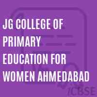 Jg College of Primary Education For Women Ahmedabad Logo
