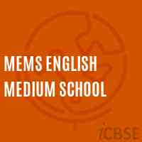 MEMS English medium school Logo