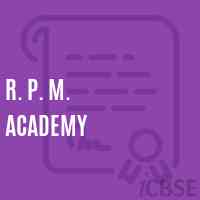 R. P. M. Academy School Logo