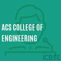 Acs College of Engineering Logo