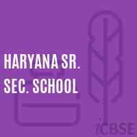 Haryana Sr. Sec. School Logo