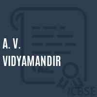 A. V. Vidyamandir School Logo