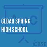 Cedar Spring High School Logo