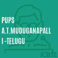 Pups A.T.Muduganapalli -Telugu Primary School Logo