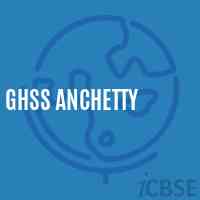 Ghss Anchetty High School Logo