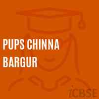 Pups Chinna Bargur Primary School Logo