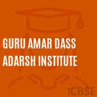Guru Amar Dass Adarsh Institute Logo