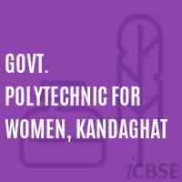 Govt. Polytechnic For Women, Kandaghat College Logo