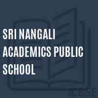 Sri Nangali Academics Public School Logo