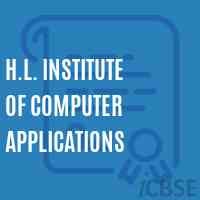 H.L. Institute of Computer Applications Logo